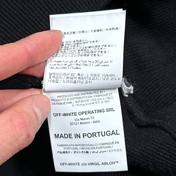Off White Virgil Abloh SS 2020 Floral Black Heavyweight Terry Hoodie Mens XXS - Picture 13 of 14